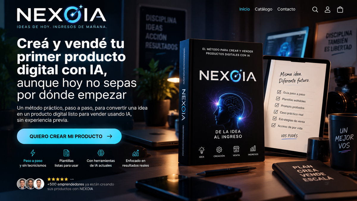 NEXOIA — Método para Crear y Vender Productos Digitales con IA